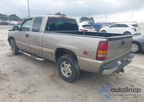2002 Chevrolet Silverado 1500 Ls из США, поврежденный, VIN 2GCEK19T621228773